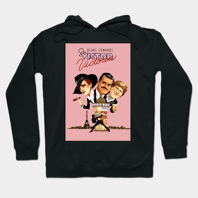 Victor VIctoria Musical Poster Hoodie by baranskini